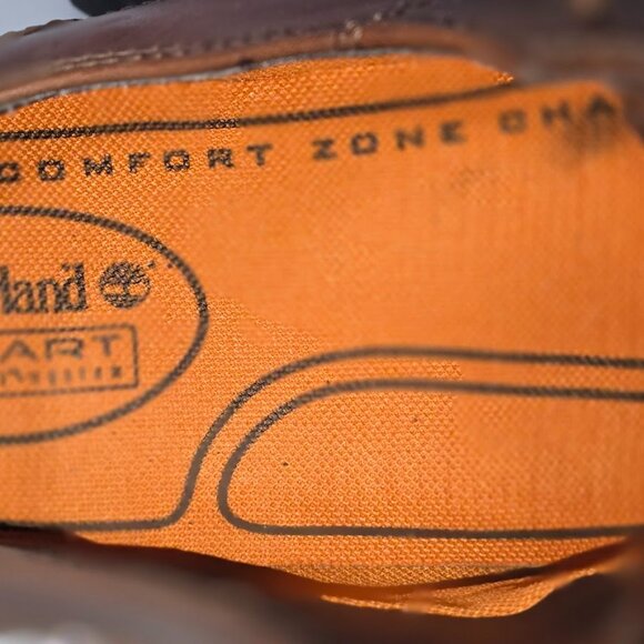 Timberland Mens Brown Leather Smart Comfort System Casual Oxford Shoes Size 11M - Picture 4 of 5